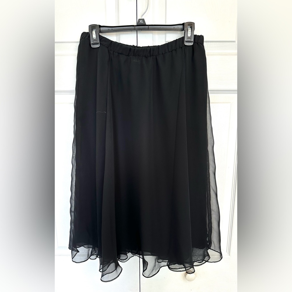 PATRA Chiffon Overlap Dance Skirt-Size 7/8-Made in USA